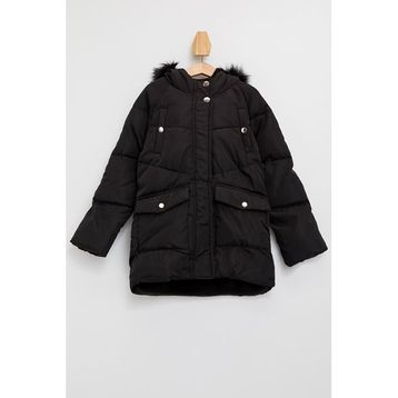 DeFacto E7396A4Z16WNRD169 Kapüşonlu Kız Çocuk Mont