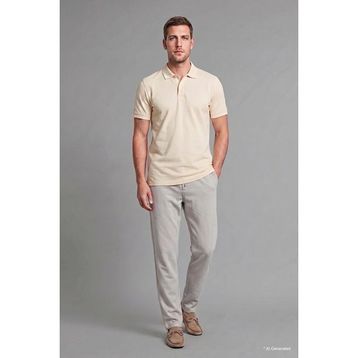 DeFacto E9504AX26SP Sarı-YL238 %100 Pamuk Regular Fit Polo Tişört