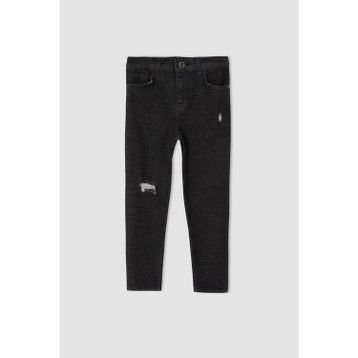 DeFacto Erkek Çocuk Dad Fit Yırtık Detaylı Jean Pantolon