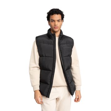 DeFacto Erkek Slim Fit Dik Yaka Yelek Yelek, Siyah, XXL Yelek