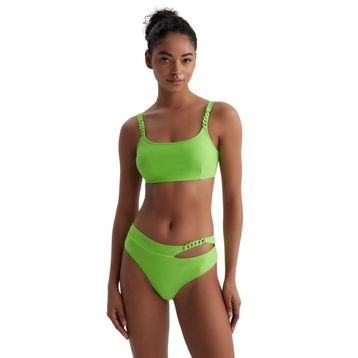 DeFacto Fall İn Love Regular Fit Yeşil Kadın Bikini