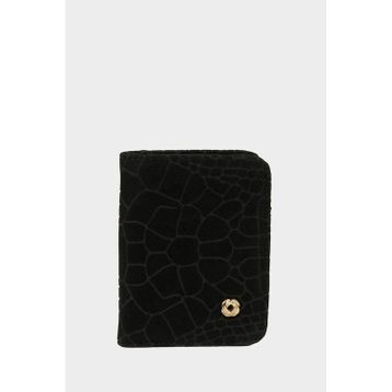 DeFacto G5071AXNS BK27 Siyah Süet Kadın Cüzdan