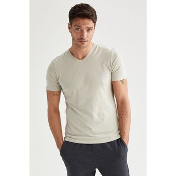 Defacto G5720AZ17SMTR113 Ekstra Slim Fit Basic Erkek T-shirt