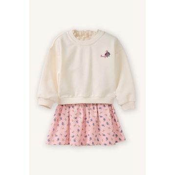 DeFacto G8105A526SM 2'li Takım Sweatshirt Kız Bebek Etek