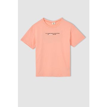 Defacto I2511A618SPWT34 Looney Tunes Lisanslı Oversize Kapşonlu Erkek Çocuk T-Shirt