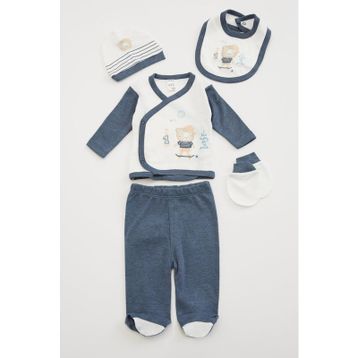Defacto J5642A2.18SM.BE480 Baskılı Erkek Bebek Pijama Takımı