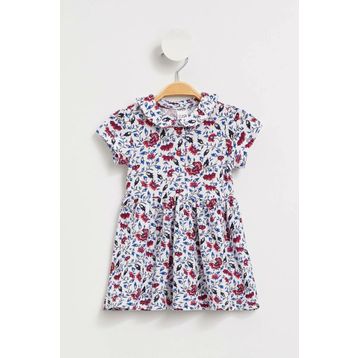 Defacto J8351A219HSRD264 Kolsuz Büzgülü Kız Bebek Elbise