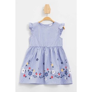Defacto J8351A219HSRD264 Kolsuz Büzgülü Kız Bebek Elbise