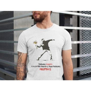 Defacto K0027AZ18AUWT34 Çiçek Baskılı Kadın Kadın T-Shirt