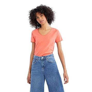 DeFacto K1507AZ V Yaka Basic Relax Fit Kısa Kollu Tişört