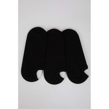 DeFacto K4595AZNS BK23 Pamuklu 3'lü Erkek Sneaker Çorabı