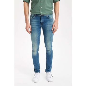 Defacto K8696AZ.19SM.NM29 Yeşil Carlo Skinny Fit Jean Erkek Pantolon