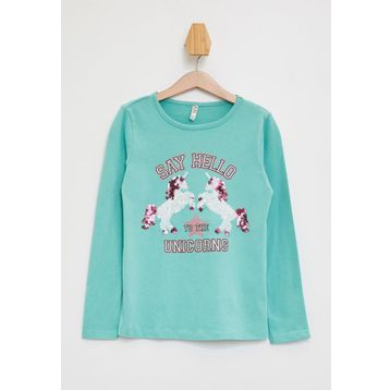 Defacto L3347AZ.19SM.YL84 Sarı Kapüşonlu Sırtı Baskılı Uzun Kollu Kadın Sweatshirt