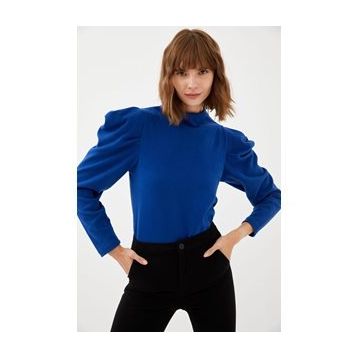 DeFacto L3355AZ19SPYL276 Fermuarlı Dik Yaka Kadın Sweatshirt