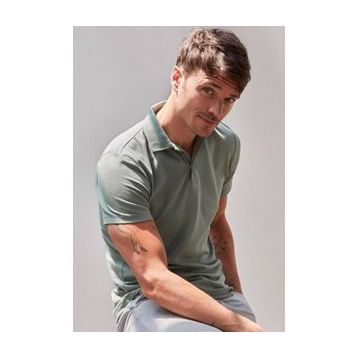 DeFacto M6609AZ.20SP.GN460 Yeşil Slim Fit Basic Polo Erkek T-Shirt