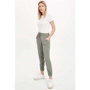 DeFacto M7429AZ.20SM.NM65 Karma Jogger Standart Fit Dokuma Kadın Pantolon