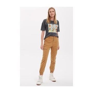 DeFacto M7429AZ.20SM.NM65 Karma Jogger Standart Fit Dokuma Kadın Pantolon
