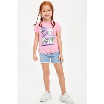 DeFacto N9731A620SPNM28 Kısa Jean Kız Çocuk Şort