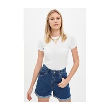 DeFacto R5585AZ.20SM.PN592 Pembe Basic Regular Fit Kısa Kollu Kadın T-shirt