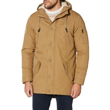 DeFacto R6780AZ20CW Erkek Kapüşonlu Slim Fit Parka