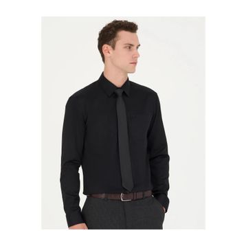 DeFacto Regular Fit Basic Uzun Kollu Gömlek