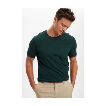 DeFacto Regular Fit Bisiklet Yaka Basic Kısa Kollu Tişört T9108AZ21SM