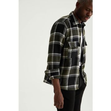 DeFacto T7415AZ20WN Gri Kareli Regular Fit Uzun Kollu Oduncu Erkek Gömlek
