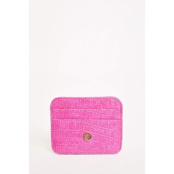 DeFacto W2526AZNS PN25 Suni Deri Pembe Kadın Croco Kartlık
