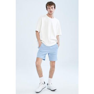 DeFacto W7965AZ22SM Slim Fit Cep Detaylı Geri Dönüşümlü Şort