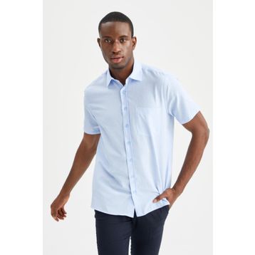 DeFacto X2372AZ22SM Regular Fit Kısa Kollu Gömlek