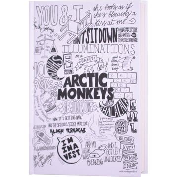 Deffter Music Of The Word Arctıc Monkeys Sert Kapak 14X20 Çizgili 96 Sayfa Not Defteri