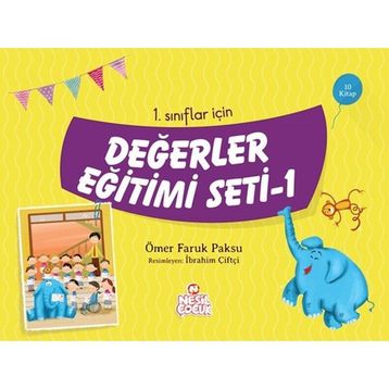 Değerler Eğitimi Seti 1 (10 Kitap) Nesil Çocuk