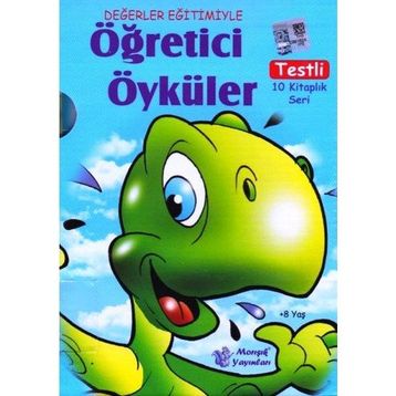Değerler Eğitimiyle Öğretici Öyküler Dizisi Testli 10 Kitaplık Seri - kollektif