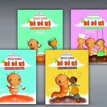 Değerlerimle Büyüyorum-Havuç Kurdu Bi Di Ki Seti-4 Kitap Takım - Kolektif
