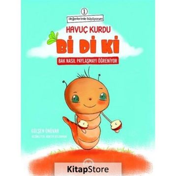 Değerlerimle Büyüyorum-Havuç Kurdu Bi Di Ki Seti-4 Kitap Takım - Kolektif
