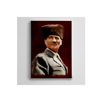 Dekolata Atatürk 2 60x85 cm Kanvas Tablo