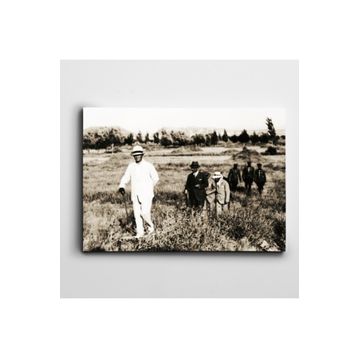 Dekolata Atatürk Gazi Orman Çiftliği 50x70 cm Kanvas Tablo