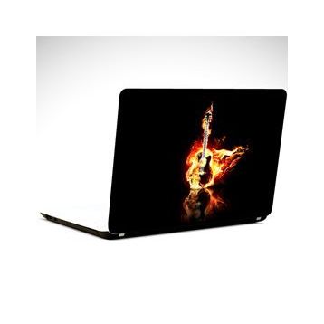 Dekolata Ateşli Gitar 29x24 cm Laptop Sticker