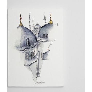 Dekolata Ayasofya 70x100 cm Kanvas Tablo