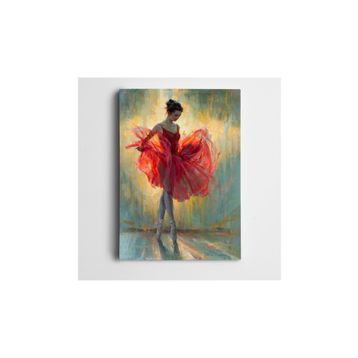 Dekolata Balerin 70x100 cm Kanvas Tablo