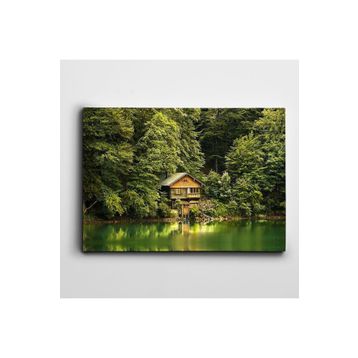Dekolata Çiftlik Evler 40x60 cm Kanvas Tablo