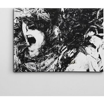 Dekolata Çığlık 70x100 cm Kanvas Tablo