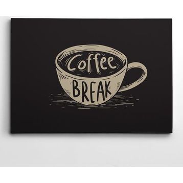 Dekolata Coffee Break 30x40 cm Kanvas Tablo