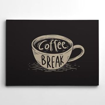 Dekolata Coffee Break 30x40 cm Kanvas Tablo