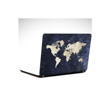 Dekolata Dünya Haritası 40.5x27 cm Laptop Sticker