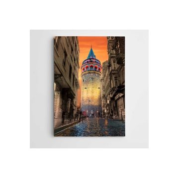 Dekolata Galata Kulesi 70x100 cm Kanvas Tablo