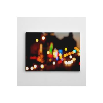 Dekolata Gece Soyut 40x60 cm Kanvas Tablo