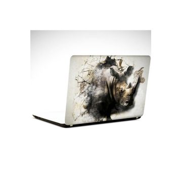 Dekolata Gergedan 35x26 cm Laptop Sticker