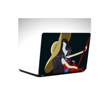Dekolata Gitar 39x27 cm Laptop Sticker
