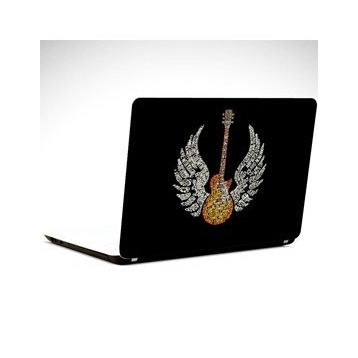 Dekolata Gitar Kanatlar 25x19 cm Laptop Sticker